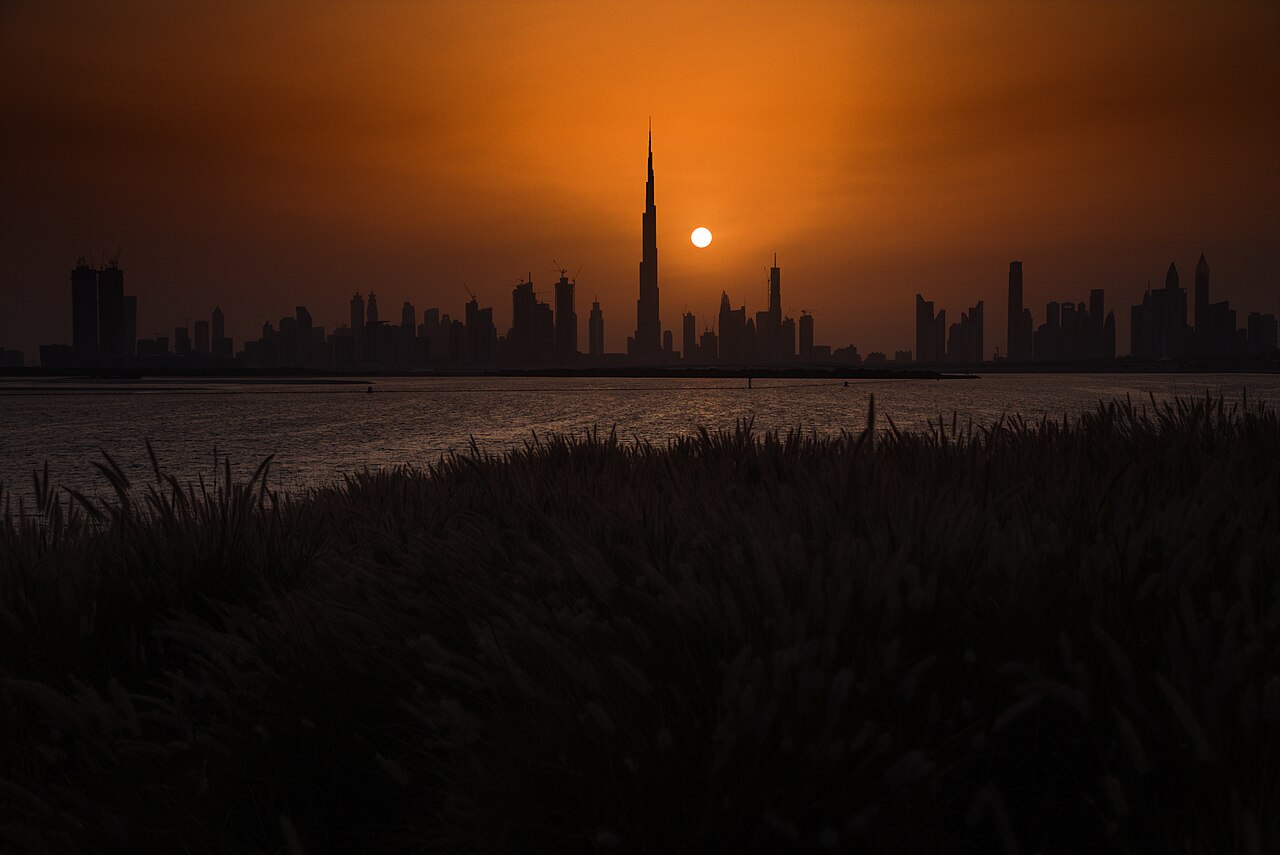 Dubai skyline view