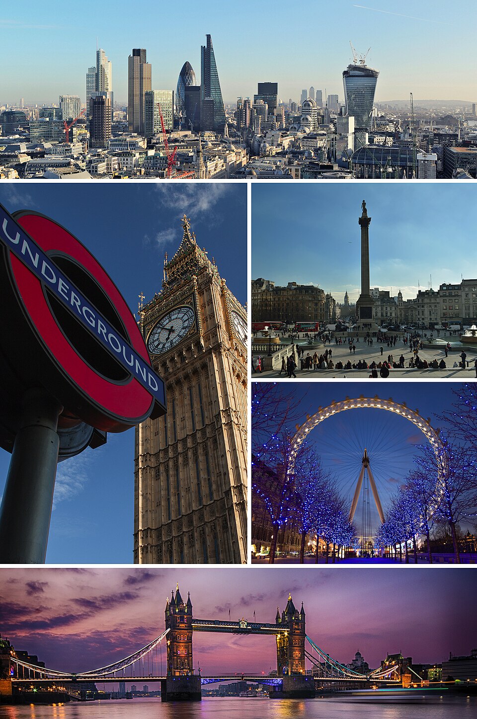 London skyline view