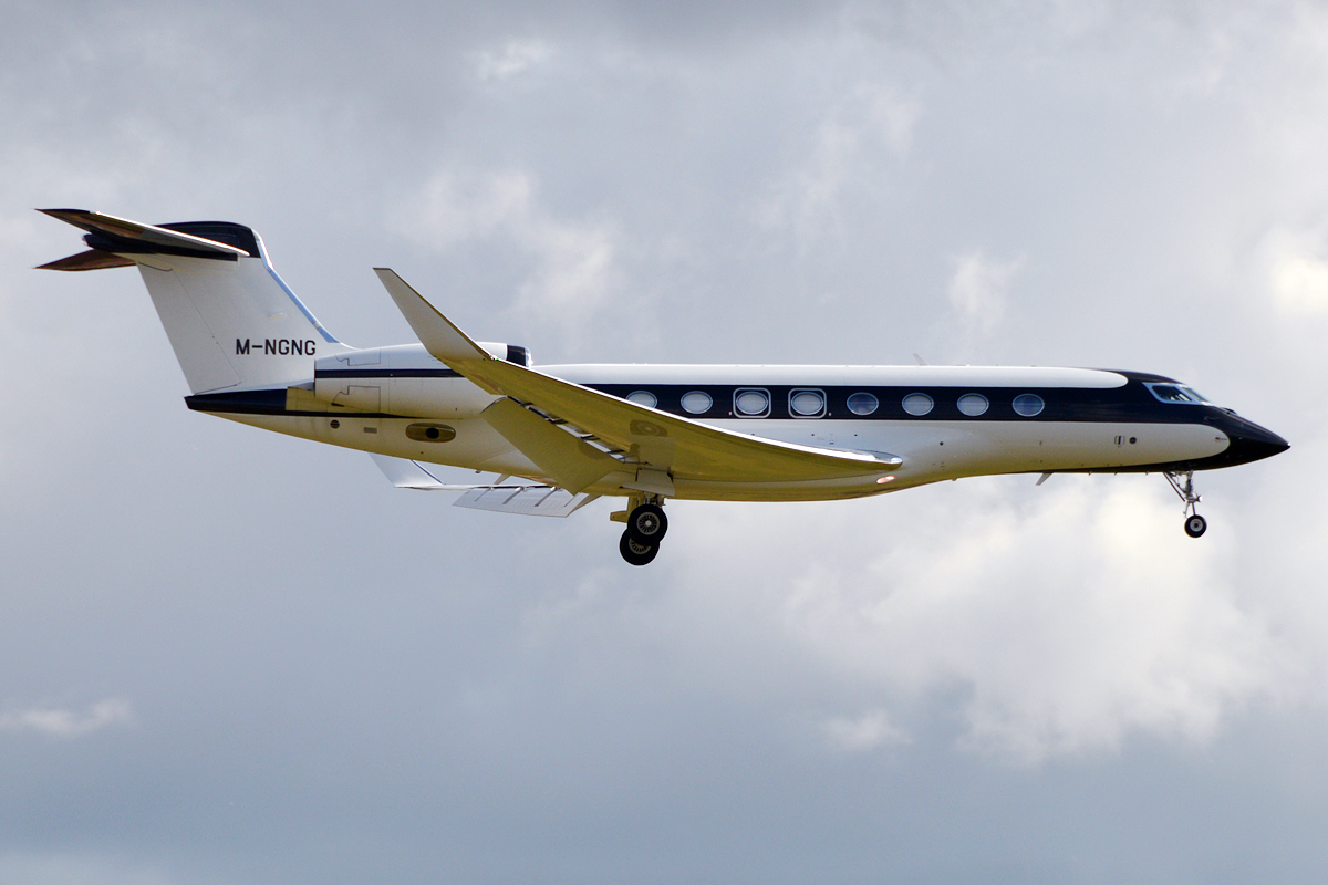 Private jet used for charter price planning